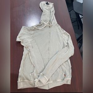 Freecity zipper sweatshirt green